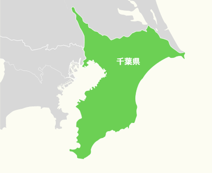 千葉県の地図